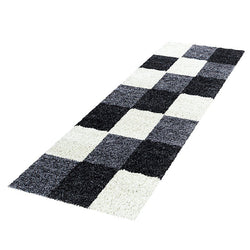 High-pile runner - Cube Black