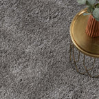 Oval Shaggy Rug - Blaze Grey