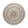 Round Jute Outdoor Rug – Nusa Medallion Beige/Cream