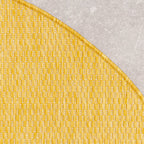 Round Outdoor Rug - Costa Ochre Yellow