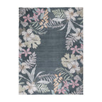 Outdoor rug flowers - Poppy Green