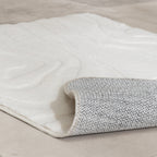 Bathroom Rug - Cassie Zebra White