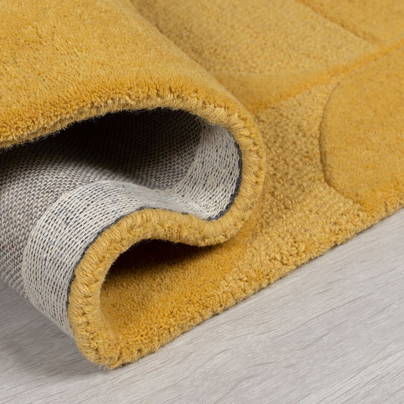 Modern area rug - Mozo Gigi Ochre Yellow