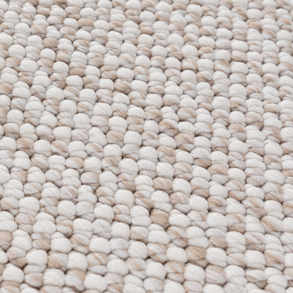 Sustainable Low-Pile Rug - Lykke Cream