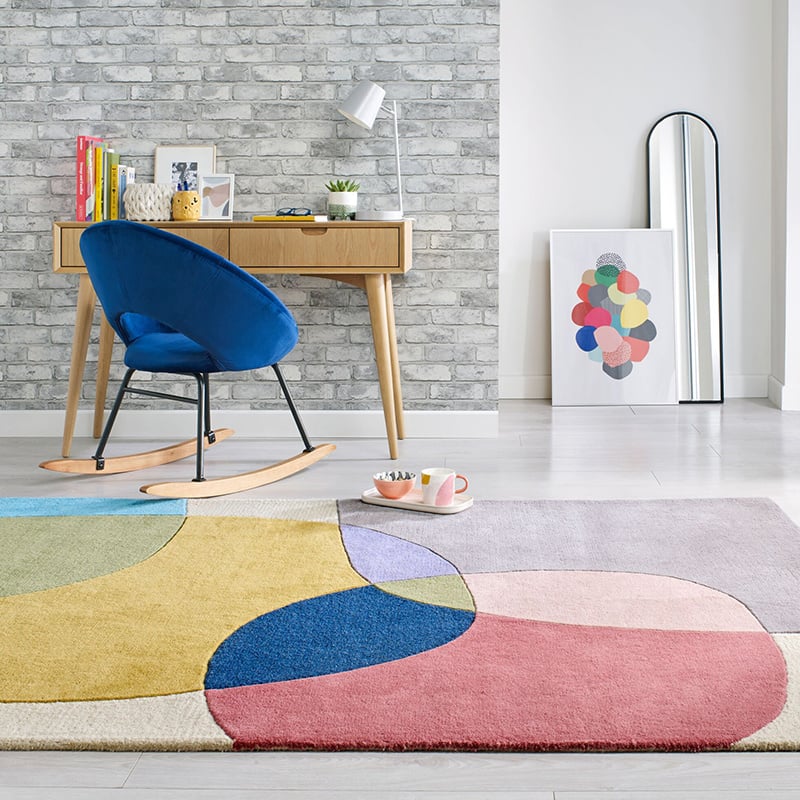 Modern Floor Rug - Rado Glow Multicolor