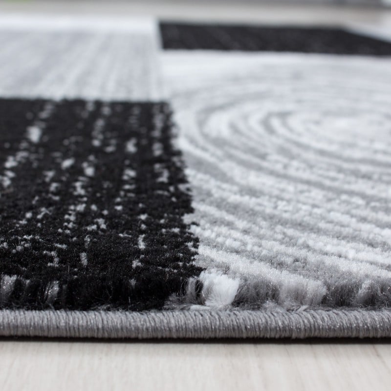 Modern floor rug - Jena Black 9220