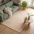 Scandinavian Rug - Charm Waves Beige