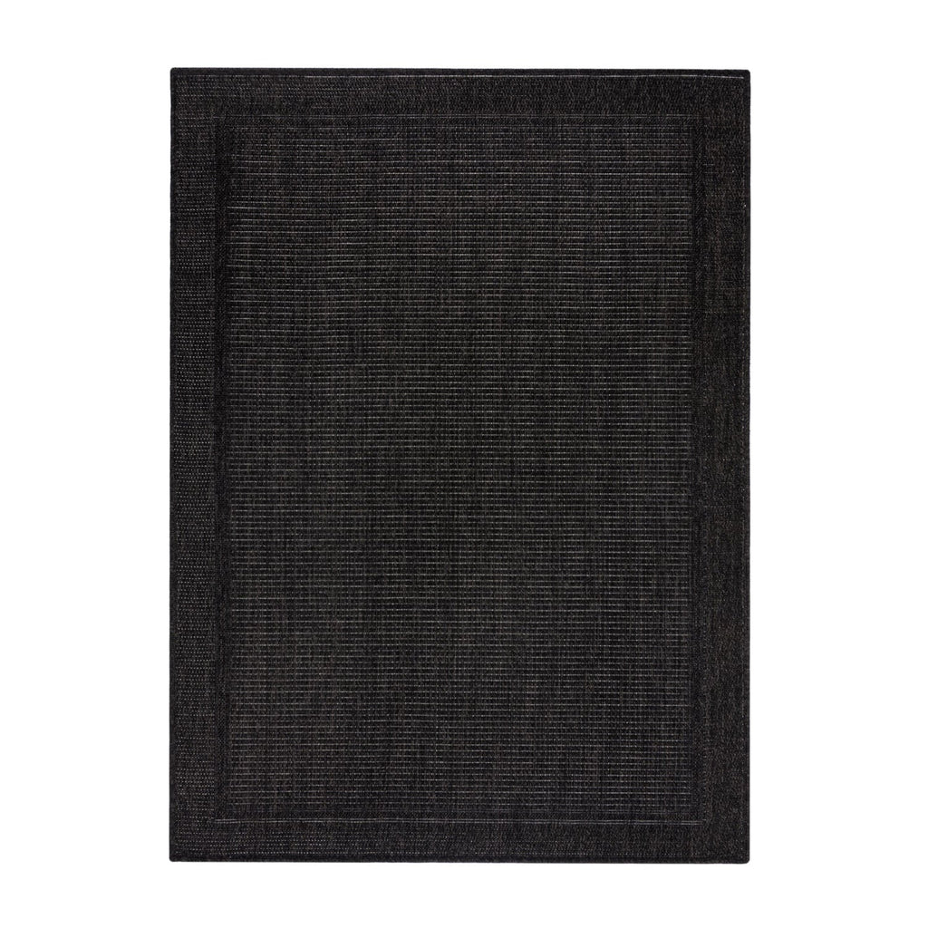 Outdoor Floor Rug - Emilio Weave Anthracite