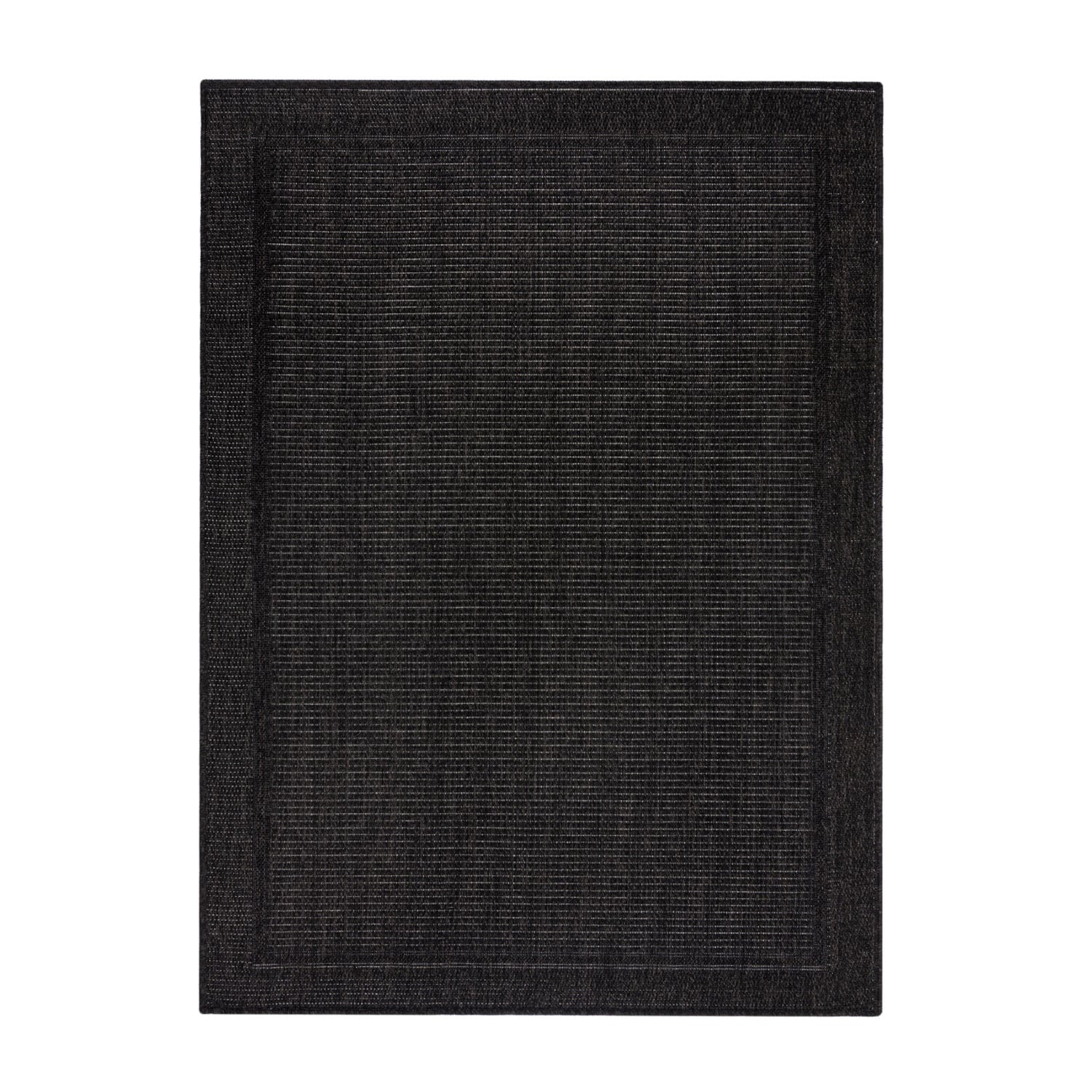 Outdoor Floor Rug - Emilio Weave Anthracite