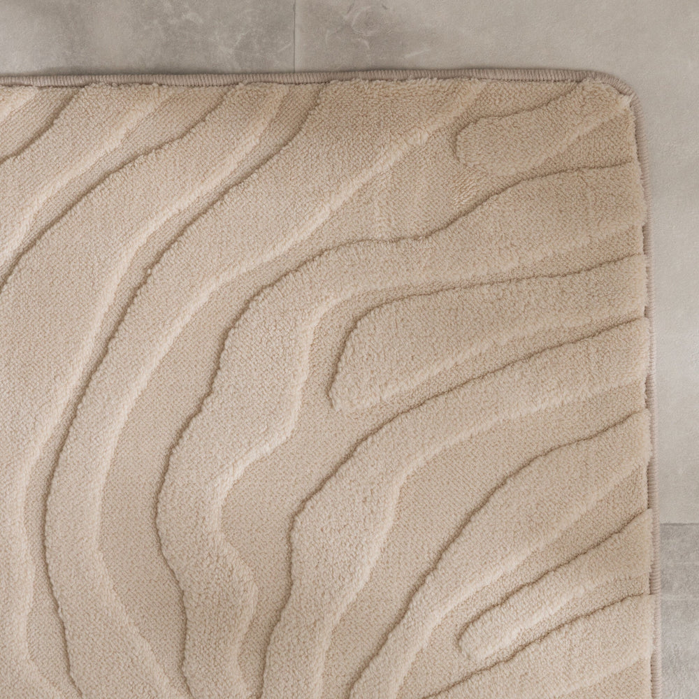 Bathroom Rug - Cassie Zebra Beige