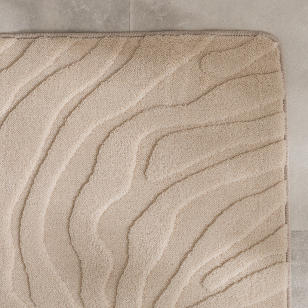 Bathroom Rug - Cassie Zebra Beige