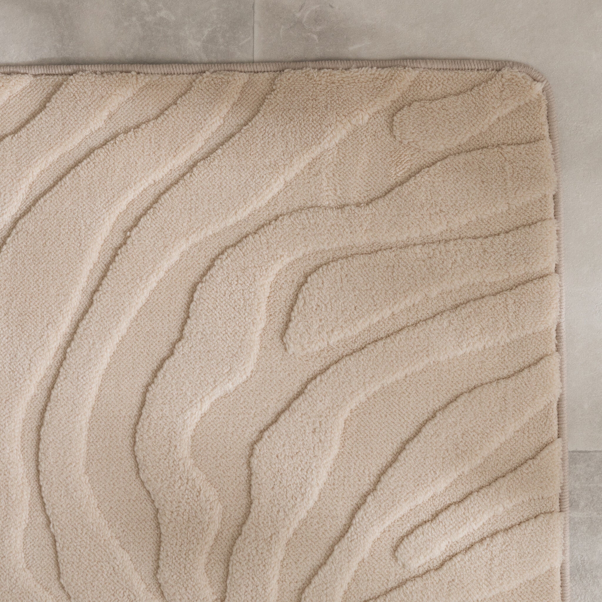 Bathroom Rug - Cassie Zebra Beige