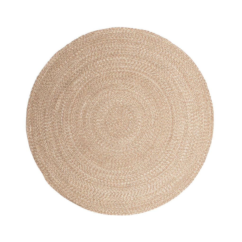 Round Jute Outdoor Rug - Bali Brown