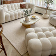 Washable Rug - Bruno Cream/White
