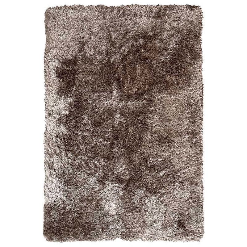 High-pile Floor Rug - Love Shaggy Light Brown