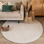 Round Wool Rug - Wise Grey/Blended