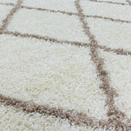 Berber Rug - Agadir Lines Cream/Beige