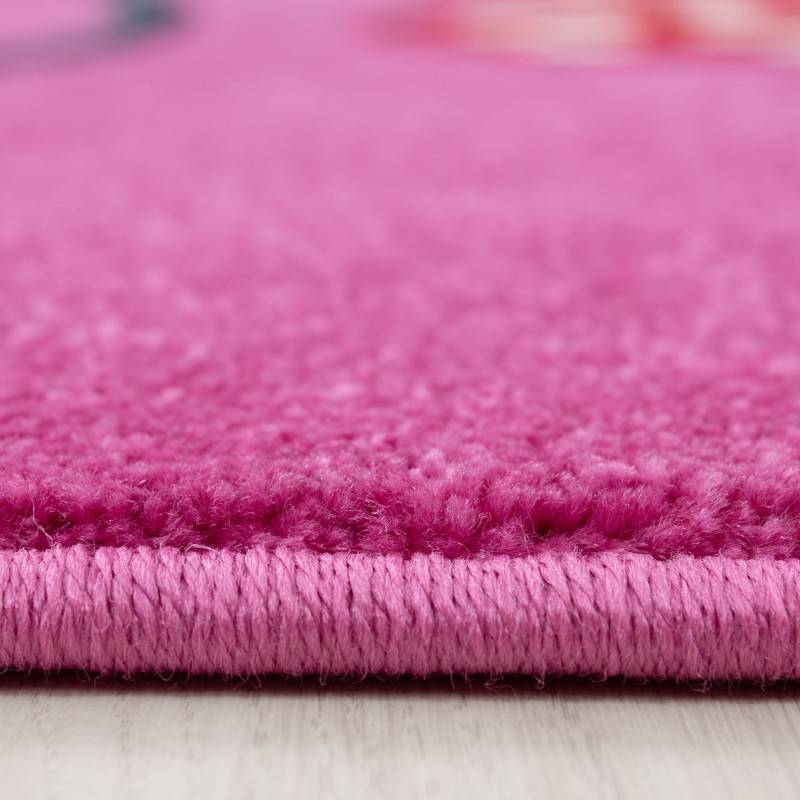 Children's floor rug - Mila Owls Lilac