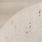 Wool Irregular Rug - Feline White/Blended
