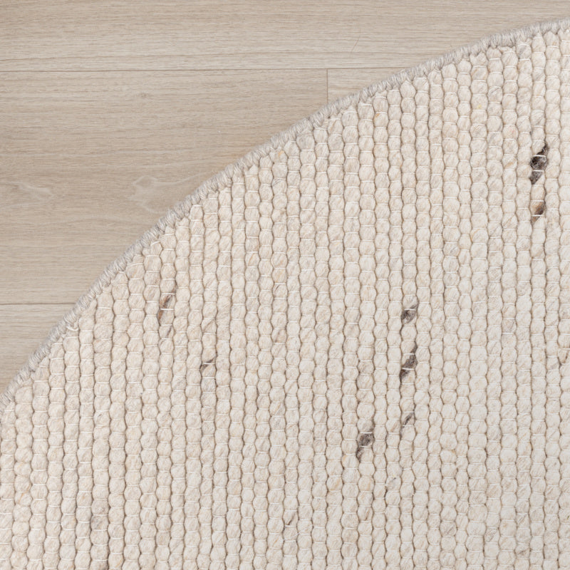 Wool Irregular Rug - Feline White/Blended