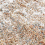 Washable Abstract Rug - Misha Grunge Cream/Brown