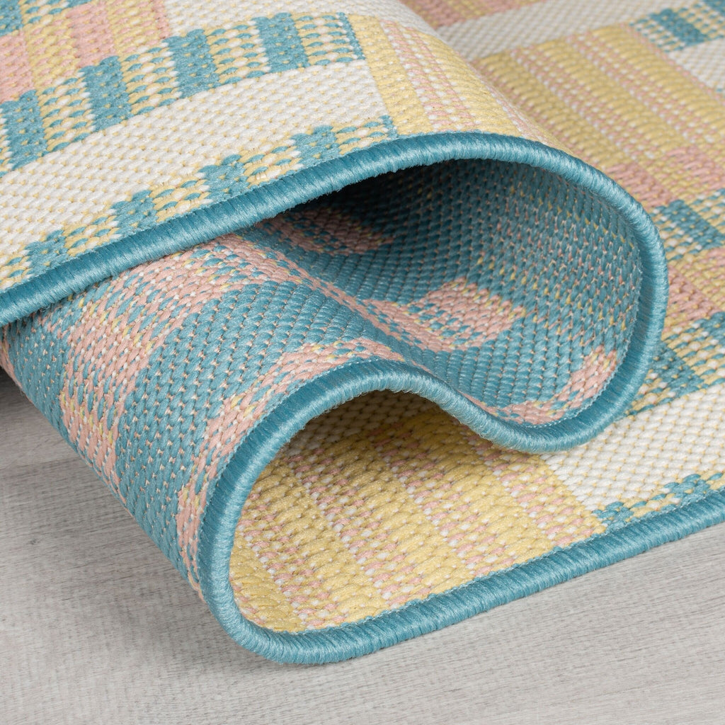 Balcony Rug - Villo Check Multicolor