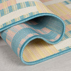 Balcony Rug - Villo Check Multicolor
