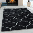 Berber Floor Rug - Agadir Circle Anthracite/Cream