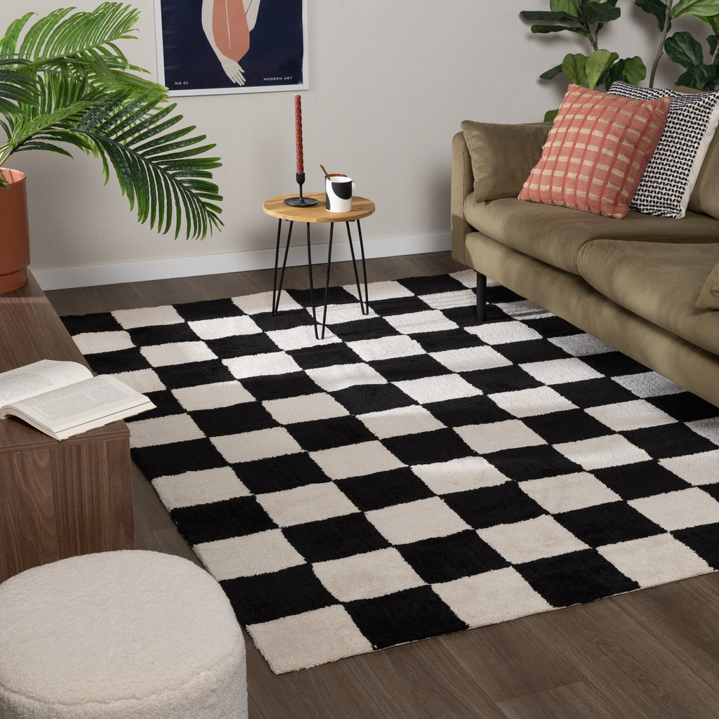 Checkerboard Rug - Blox Black