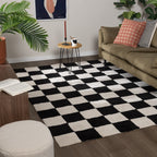 Checkerboard Rug - Blox Black