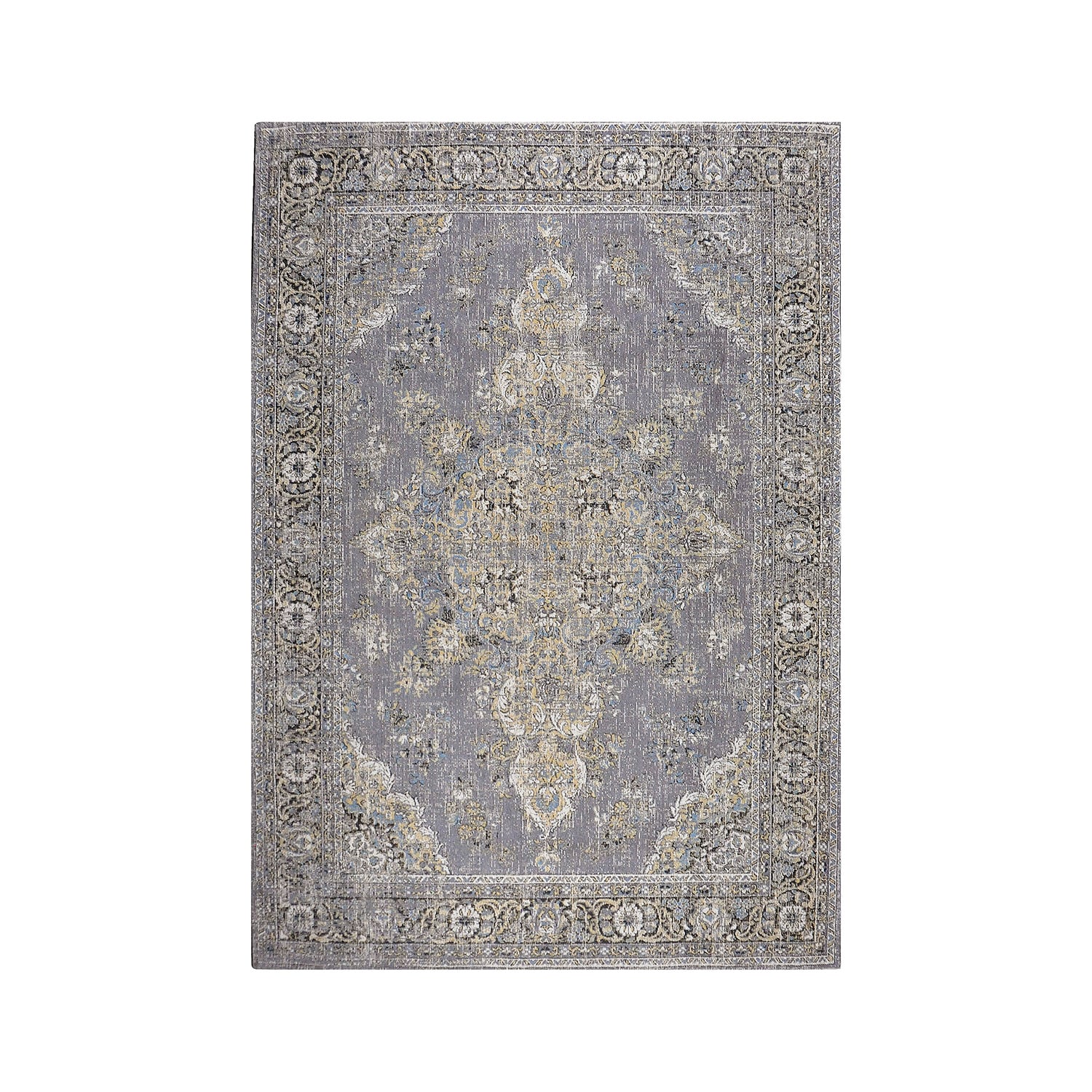 Cotton floor rug - Aurelie Grey