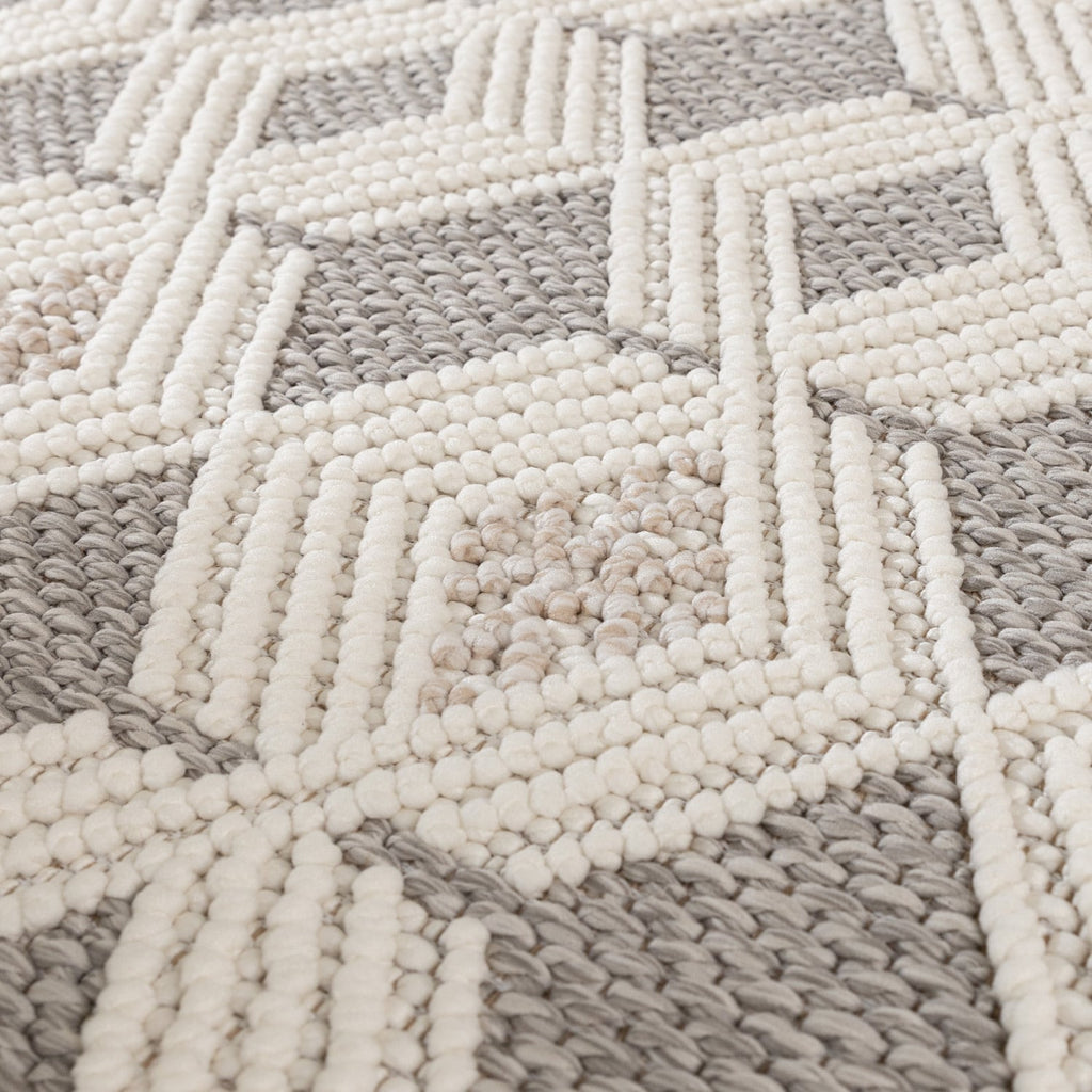 Sustainable Rug - Lorre Blocks Cream/Anthracite