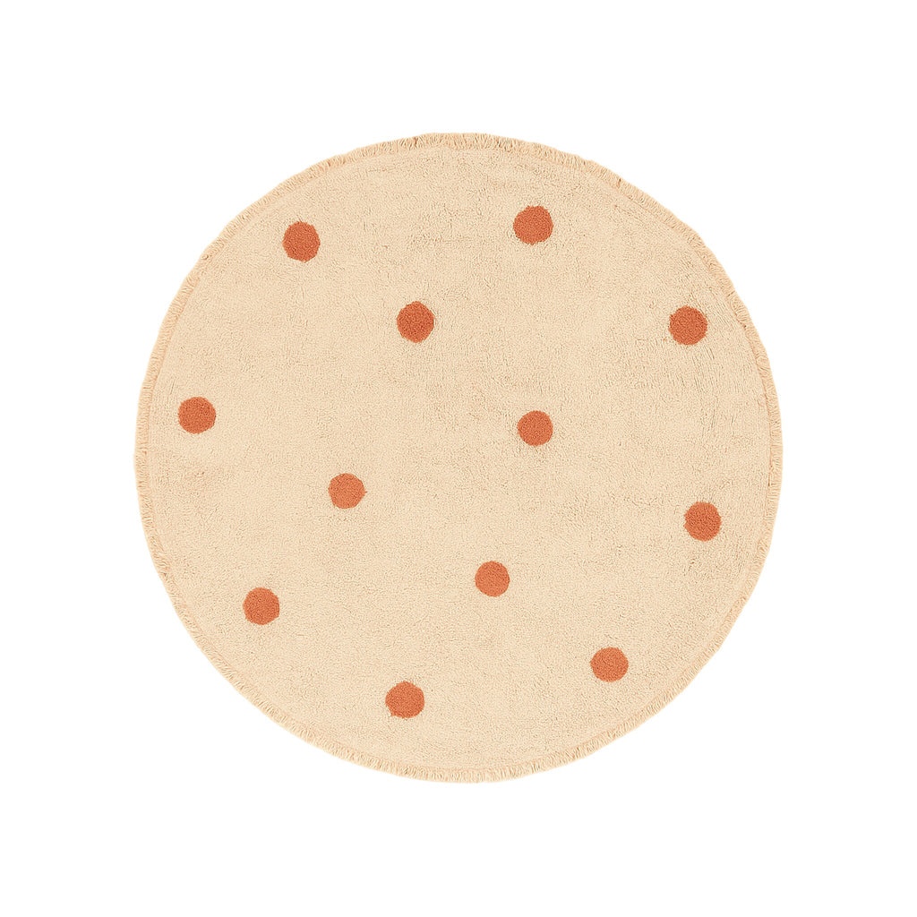 Round Kids Room Rug – Lou Dots Terra