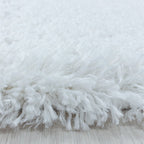High-pile floor rug - Fuzzy White