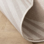 Round Japandi Rug - Aurora Circles Beige