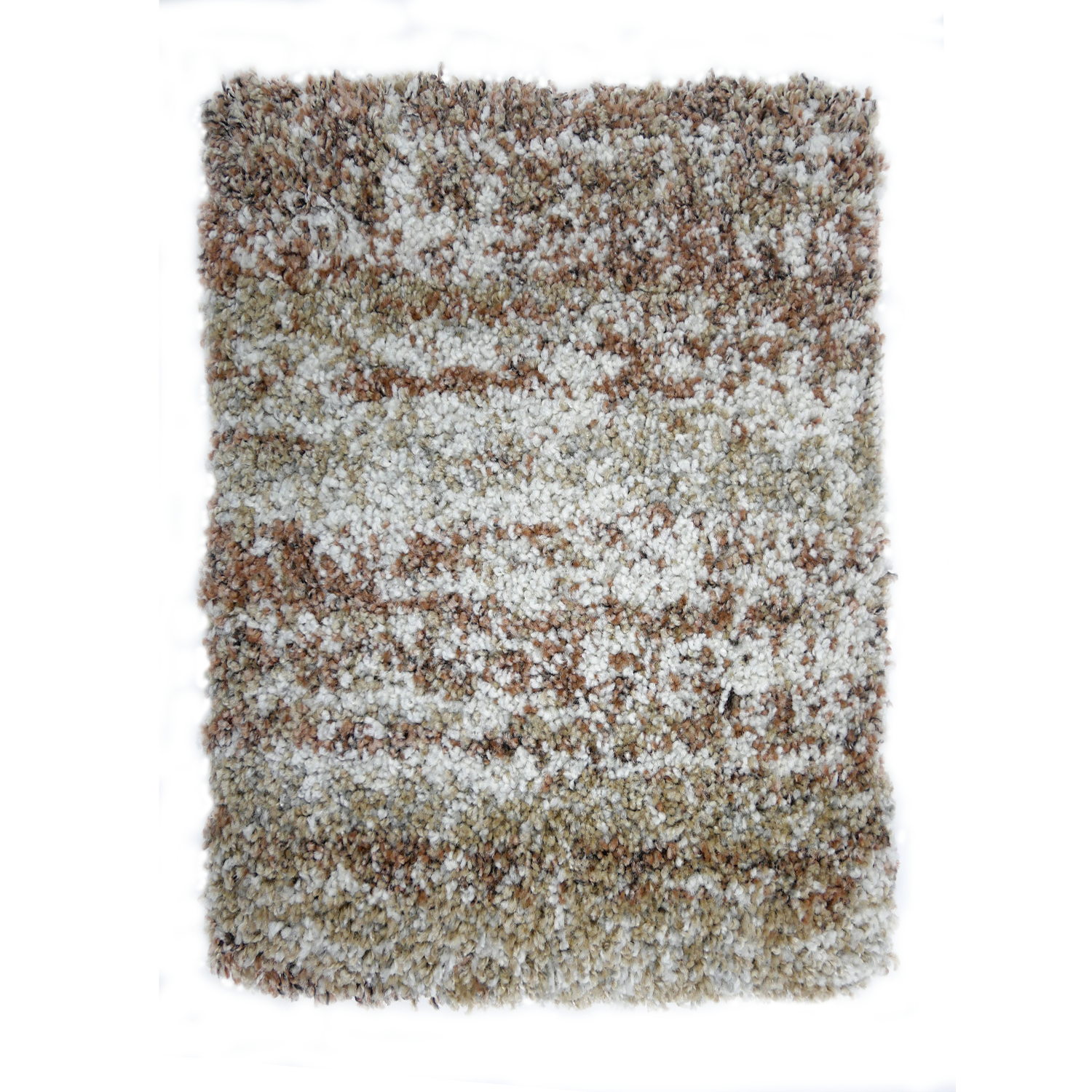 High-pile floor rug - Malta Terra/Melange 8727