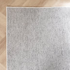 Sustainable Low-Pile Rug - Lykke Light Grey