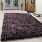High-pile floor rug - Enjoy Lilac