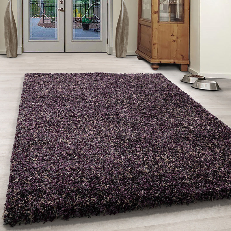 High-pile floor rug - Enjoy Lilac
