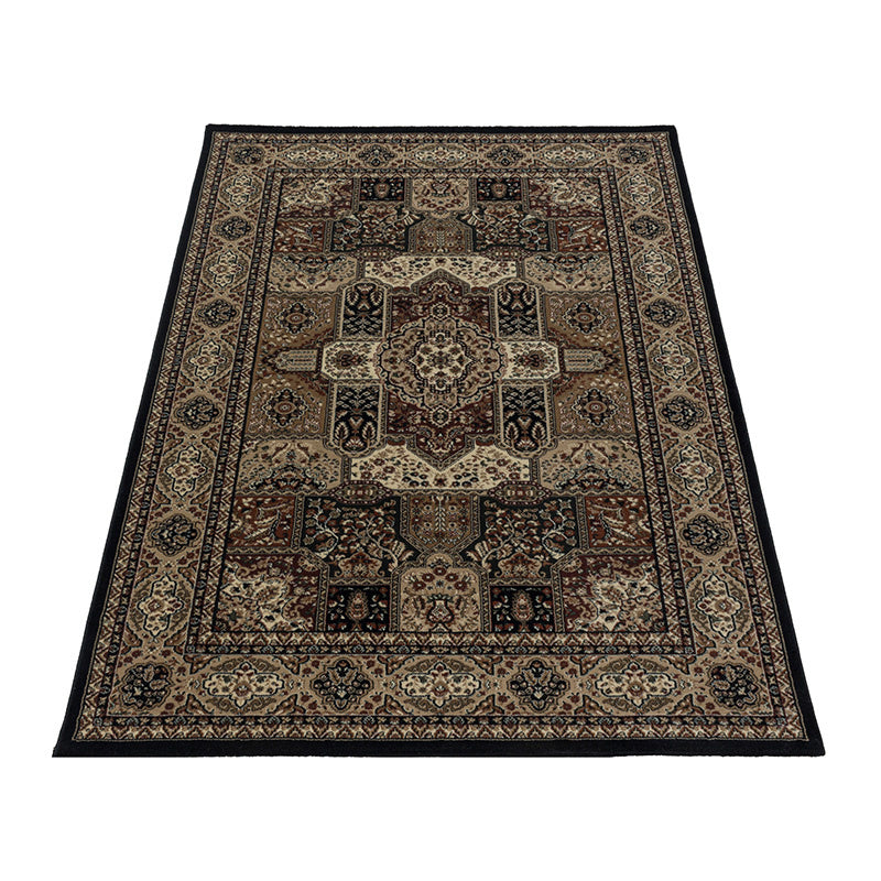 Persian Floor Rug - Kashmir Black 2603
