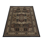 Persian Floor Rug - Kashmir Black 2603