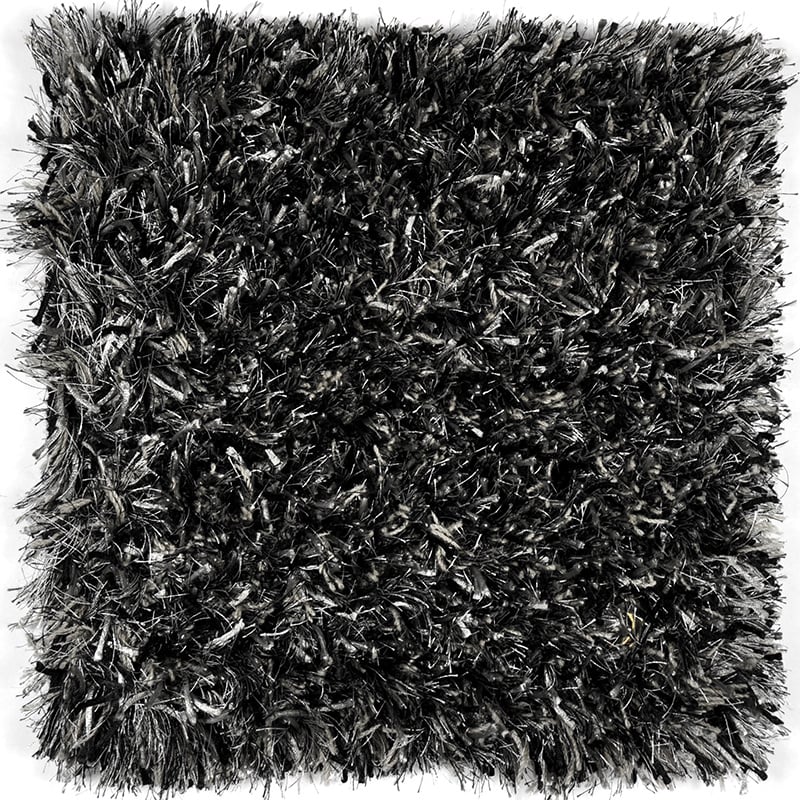 Shaggy Floor Rug - Paulina Black/Grey