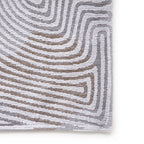 Modern Floor Rug - Meditation Coral 9228 White