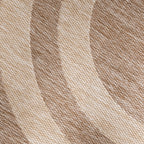 Round Outdoor Rug – Sierra Frame Beige/Cream