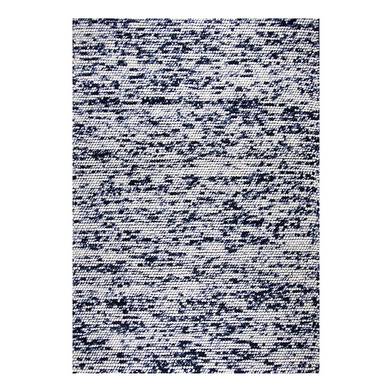 Wool bobble floor rug - Madeleine Black/White