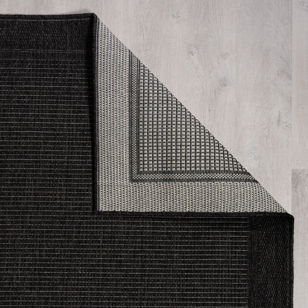 Outdoor Floor Rug - Emilio Weave Anthracite