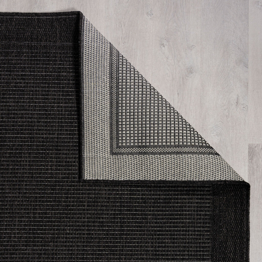 Outdoor Floor Rug - Emilio Weave Anthracite