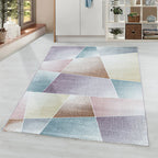 Low-pile floor rug - Smoothly Design Multicolor