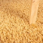 High Pile Rug - Solid Yellow