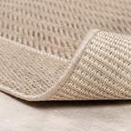 Jute Outdoor Rug - Fora Edge Natural